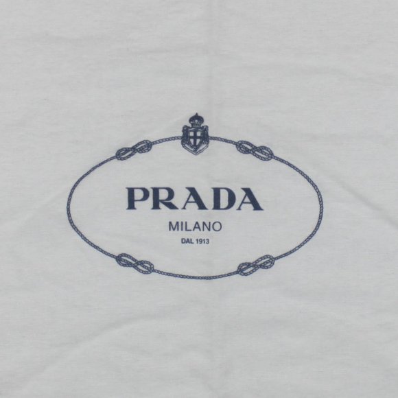 Prada 13x17 White Drawstring Dust Bag - Picture 3 of 8
